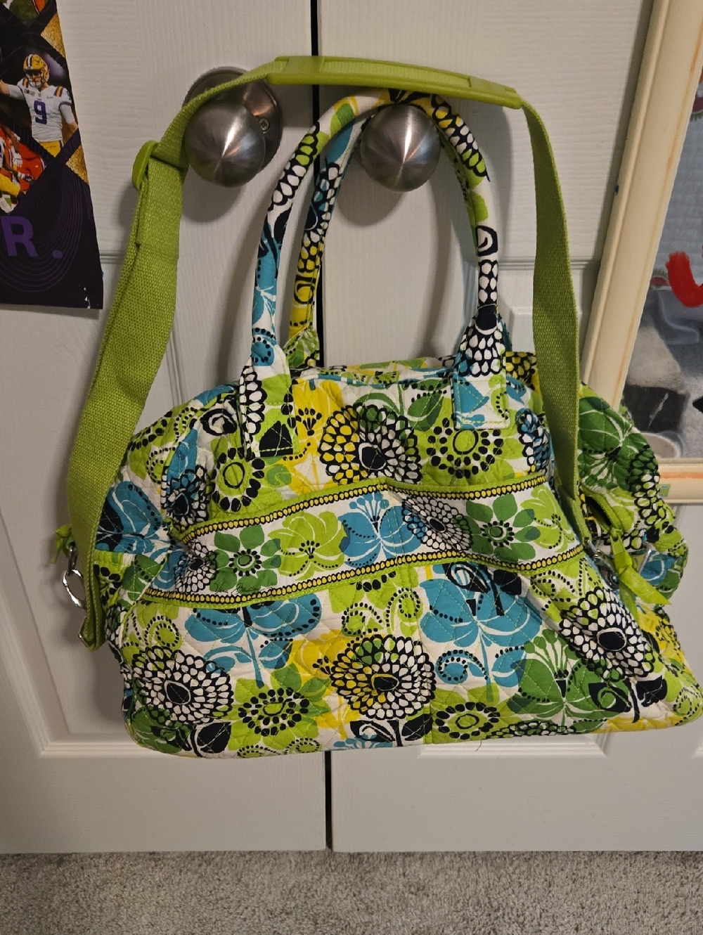 Vera Bradley Weekender Bag - Cool Lime